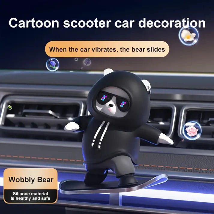 Car Dashboard Bear Sliding Cute Auto